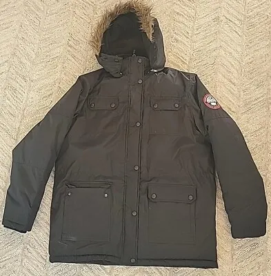 Snozu Mens Winter Coat Platinum Collection Black Size XL • $58