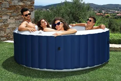 MSpa Blue Round Lite Series 4 Bathers LR04U-NA Inflatable Hot Tub Inc Warranty • £399