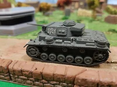 1:76 German WW2 Pzkpfw Panzer III Ausf-L Tank Matchbox Kit Built & Ready 4action • £22.46