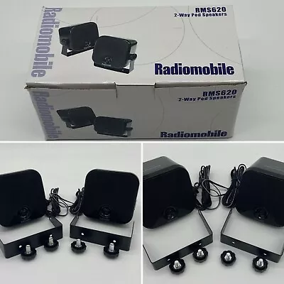 £23.65 • Buy Radiomobile Rms620 60w 2-way Radio/stereo Pod Speakers Car/van/boat/caravan