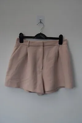 River Island Pale Pink Tailored Pocket Shorts Size Uk 12       A6 • £5.99