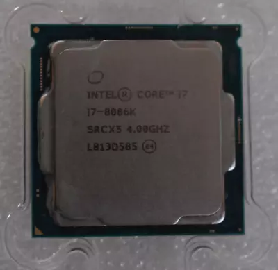 Intel Core I7-8086K Coffee Lake 6-Core 4.0 GHz LGA 1151 300 Series 95W Processor • $180