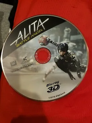 Alita: Battle Angel (3D Blu-ray 2019) 3D Disc Only No Case. Like New • $8.99