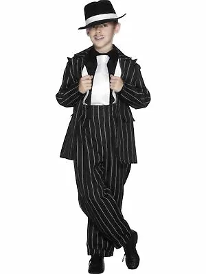 £24.61 • Buy Child Gangster Zoot Suit Mob 1920s Bugsy Malone Costume Fancy Dress New