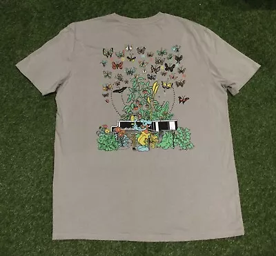 Ed Sheeran Rare Mathematics Concert Tour T Shirt XXL Butterfly Tee Floral Garden • £22.80