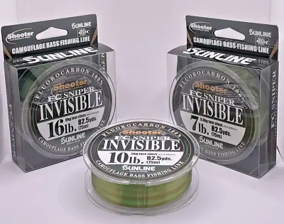 Sunline Shooter FC Sniper Invisible Fluorocarbon Fishing Line • $19.76