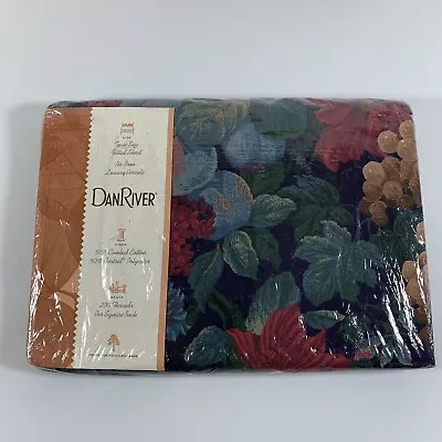 Dan River Botanica Floral Twin Fitted Sheet Vintage Luxury Percale ** Sealed! • $24.95