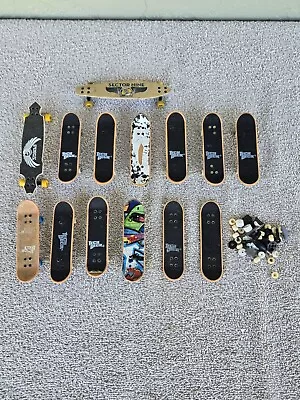 14 Tech Deck Assorted Skateboards ~ With Extra Parts • $19.99