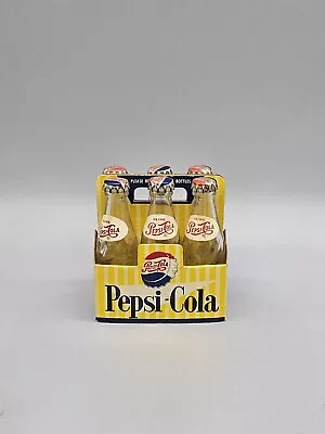 Vintage 1950s 6 Pepsi Cola Miniature Glass Bottles W/Carrying Case Mini 2.5  • $49.99