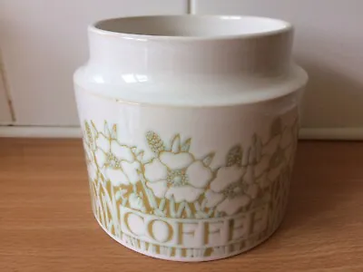 Vintage Hornsea Fleur Coffee Storage Jar • £3
