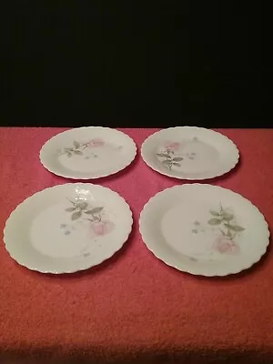 Mikasa April Rose A7053 6.75 Inch Bread Plates Lot Of 4 • $35.95