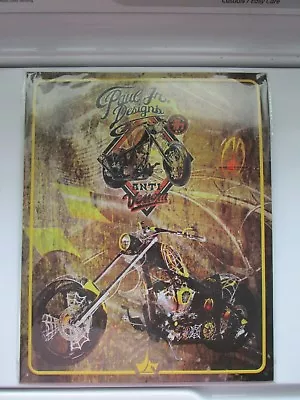 METAL CHOPPER SIGN 12 W X 15 H ANTI-VENOM PAUL JR. DESIGNS BRAND NEW SEALED • $3