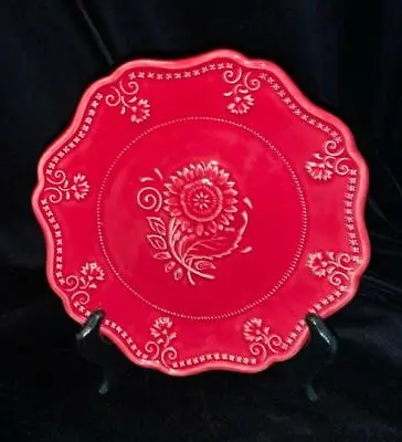 Sadek Vera Bradley Sunflower Salad/dessert Plate~j. Willfred~red~very Good • $24.91