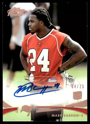 2012 Topps Prime Rookie Autographs Mark Barron RC Auto 04/25 Buccaneers #29 • $9.95