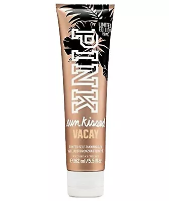 Victoria's Secret Self Tanner PINK Tinted Sun Kissed Vacay  Tanning Gel 5.5 Oz • $34.99