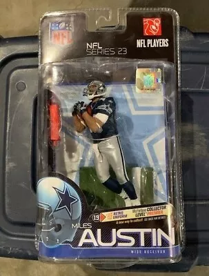 McFarlane MILES AUSTIN Dallas Cowboys NFL 23 Rookie Debut Figure Blue Silver • $14.99