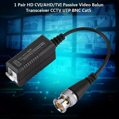 1 Pair HD CVI/AHD/TVI Passive Transceiver Adapter Transmitter Video Balun • $6.32