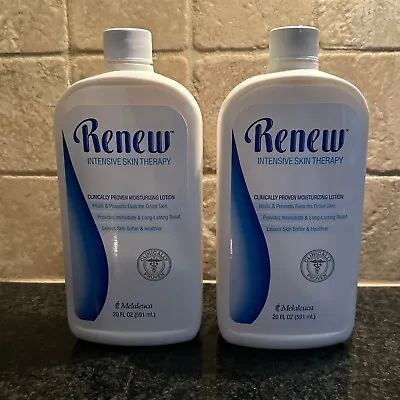 NEW Set Of 2 Melaleuca Renew Intensive Skin Therapy Lotion 20 Fl Oz Large Bottle • $94.79