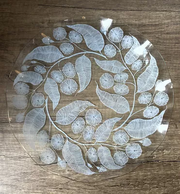 Chance Glass Calypto Pattern Vintage Fluted Plate 25cm Dish • £6.50