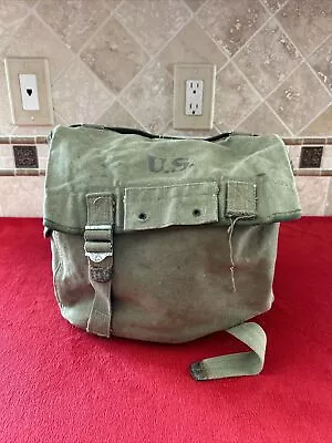 Reproduction WW2 US MILITARY M36 Musette Canvas Bag Back Pack WWII Haversack • $12