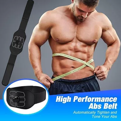 EMS Abdominal Muscle Toning Trainer ABS Stimulator Toner Fitness Binder Gym Belt • $22.99