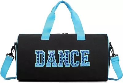 Dance Duffle Bag For Girls Competition Bags GirlsWeekend Blue  • $30.64