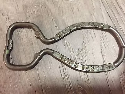 Vintage Antique Bohemian Club Bottle Opener Rare Good Taste Vaughan Chicago • $24.99