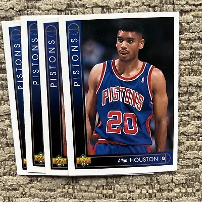 $0.99 • Buy (4) 1993-94 Upper Deck Basketball -ALLAN HOUSTON RC #405 - Detroit Pistons 