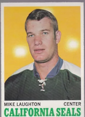 1970-71 Topps Hockey Mike Laughton #74 Golden Seals Nrmt/nmmt *56919 • $4.75