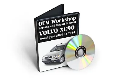 Service And Repair Manual For Volvo XC90 [CD-ROM] (fits Year: 2005 - 2014) • $19.95