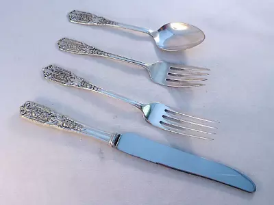 Milburn Rose- Westmorland 4 Piece Sterling Lunch Place Setting(s)*french Blade* • $179.99