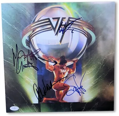 Van Halen Band Signed Autographed Record Album Cover Hagar Anthony JSA X10014 • $4999.99