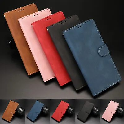 Magnetic Leather Card Case For Samsung Galaxy S24 S22S21 S20 10 Flip Stand Cover • $16.33