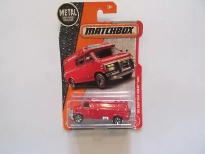 Matchbox '95 Custom Chevy Van With Dirtbike  • $5