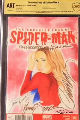 SF Spider-Man #1 CBCS ART - Original Sketch Signed By Scott Campbell Mike Zeck • $199