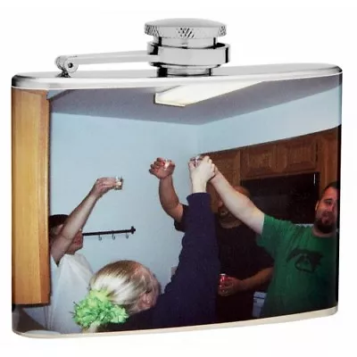 4oz  Create Your Own  Hip Flask With Your Picture Or Photo • $11.02