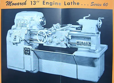 Monarch 13  Series 60 Lathe Operators Parts Manual • $38