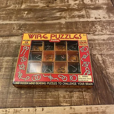 Schylling Wire Puzzles - New 12 Puzzles Total • $9.90