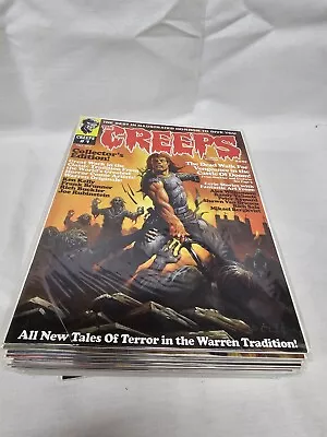 The Creeps Magazine NEAR COMPLETE RUN Bagged Boarded PLUS Spooktacular Annuals • £401.85