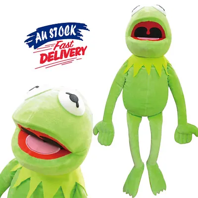 45cm Stuffed Kermit The Frog Sesame Street Gift Plush Toy Kids Children Muppets • $17.99