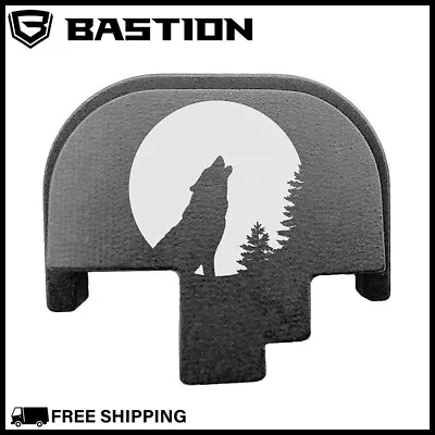 SMITH WESSON SLIDE BLACK PLATE COVER M&P 9/40 45A M2.0 Full Size Howling Wolf • $18.36