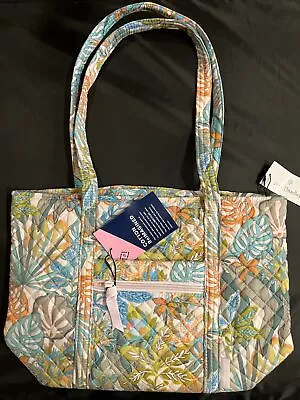 Vera Bradley Rain Forest Canopy Floral Small Vera Tote Shoulder Bag Purse NWT • $63.92