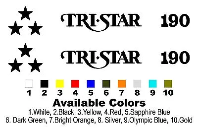 $21.95 • Buy MasterCraft TriStar 190 Boat Decal