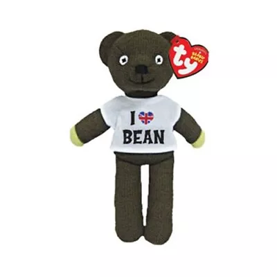 TY Beanie Baby - I LOVE MR BEAN 10  TEDDY UK EXCLUSIVE NEW MWMT's • $19.95