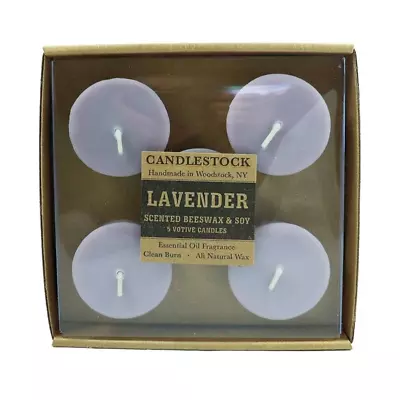 Beeswax And Soy Scented Votive Candle - 5 Pack • $25.95