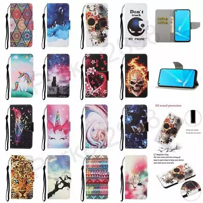 For OPPO A16 A15 A53 A73 A31 A1K A72 A52 A9 A5 A7 A3S Wallet Case Leather Cover • $10.99