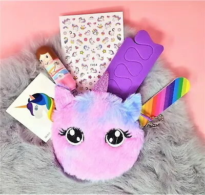 UNICORN Pamper Gift Set Beauty Kit Make Up Pouch Children's Kids Girls Birthday  • £5.99
