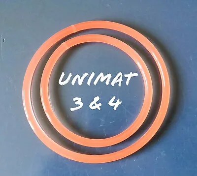 Emco Unimat 3 & 4 Lathe Drive Belts Polyurethane Pu Rubber Pair Set • $18.09