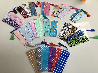 Fabric Bookmarks Different Fabrics Teachers Thank You  Gifts Handmade • £2.99