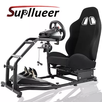 Supllueer Racing Simulator Cockpit Wheel Stand Or Seat Fit Logitech G920 G29 • £264.99